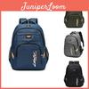 Oxford Fabric Unisex Casual Backpack With Letter Pattern For Travel And School