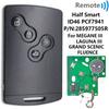 Great ID46/4A Chip Half Smart/Hands Free Car Remote Key For Renault Megane 3 Laguna 3 Grand Scenic Koleos Fluence Clio IV Captur