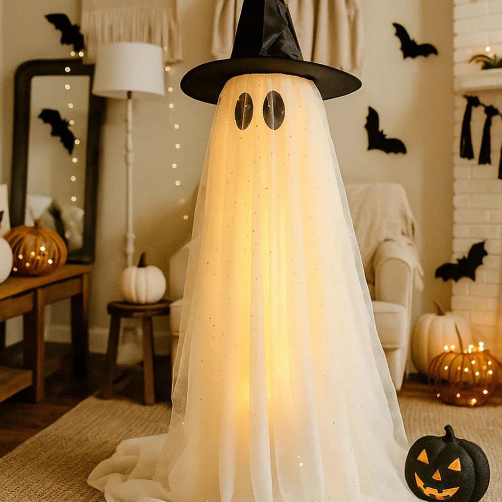Halloween Decorations Outdoor,Halloween Party Decorations Indoor,Spooky Decor With Remote Control String Lights,Halloween Lights For Porches