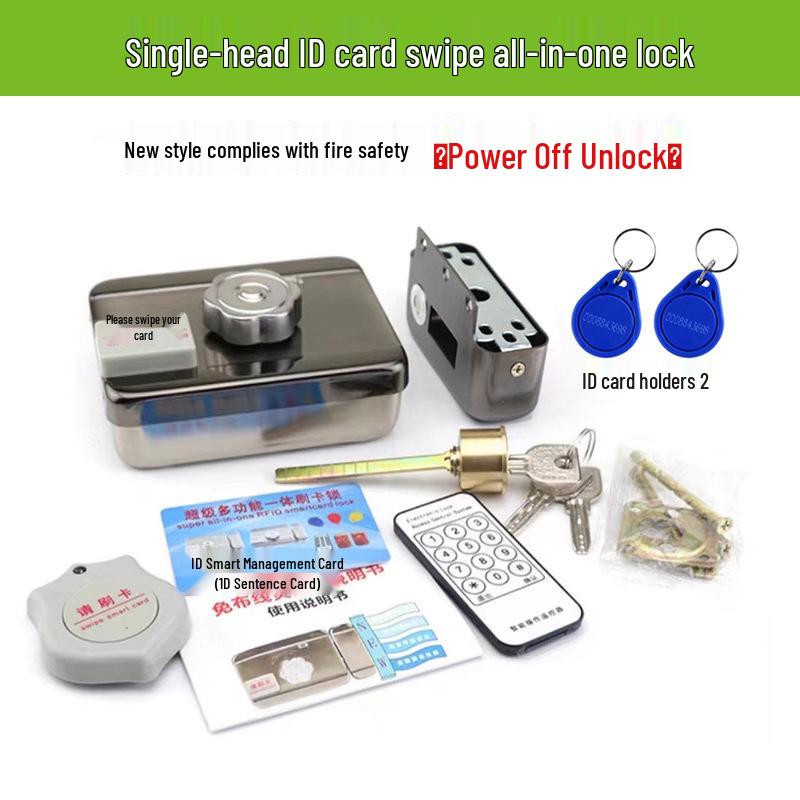 Electric Control Silent Iron Lock for Rental House Doors