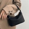 Clutch Cloud Shoulder Bag Solid Color Phone Crossbody Bag Casual Leather Handbag  Girls