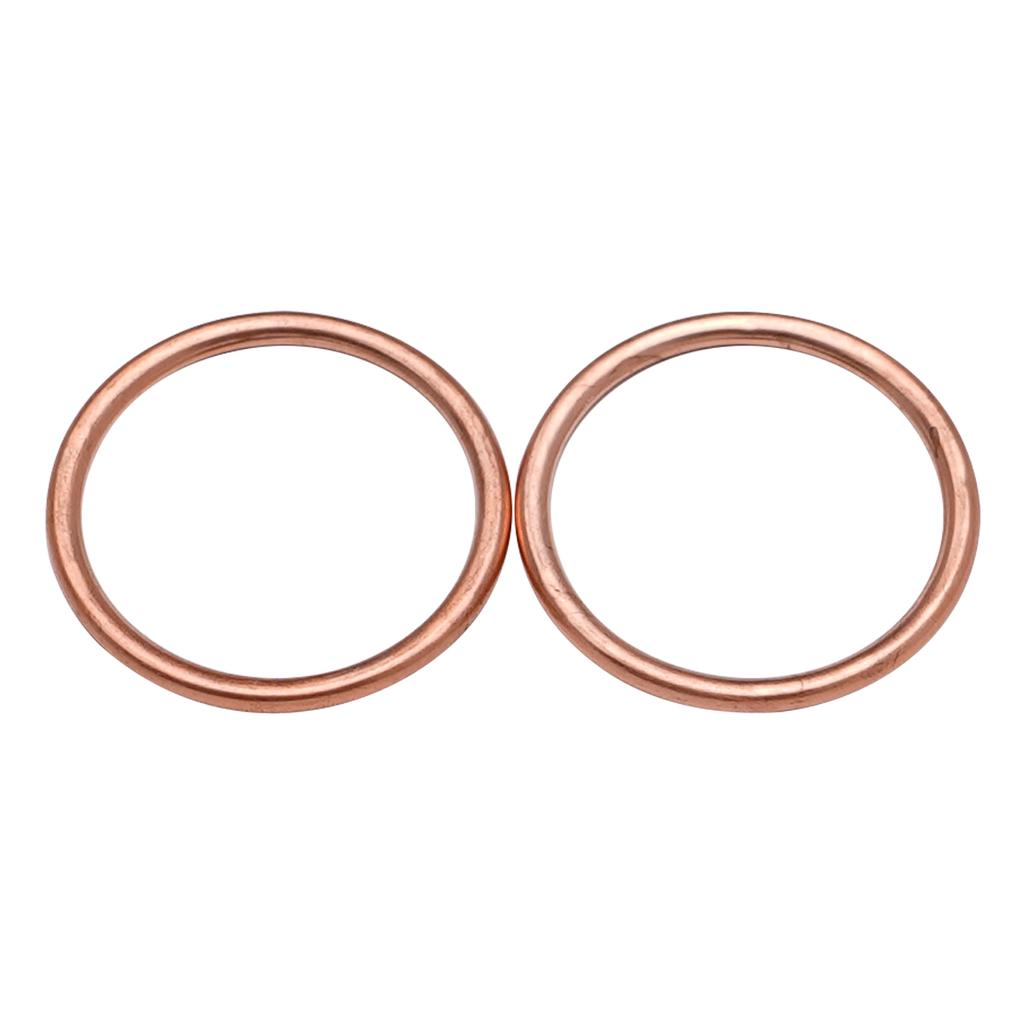 35.5*43.8*2.6 Motorcycle Exhaust Pipe Gasket For Kawasaki ZZR600 - ZX600 90-06 Vulcan 900 Custom - VN900 07-09 11 12 14 22-24