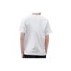 Nike Camiseta de Manga Corta con Cuello Redondo y Estampado de Patrón Sólido para Hombre Tops Blanco BQ3672-100