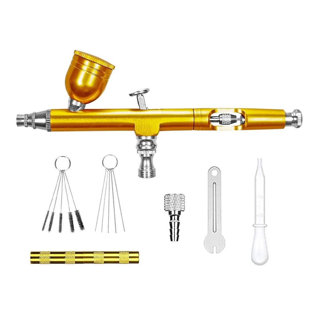 0.3mm Nozzles Double-Action Airbrush for Cake Decorating Painting Pattern Model Airbrush Multifunctional Gravity Feed