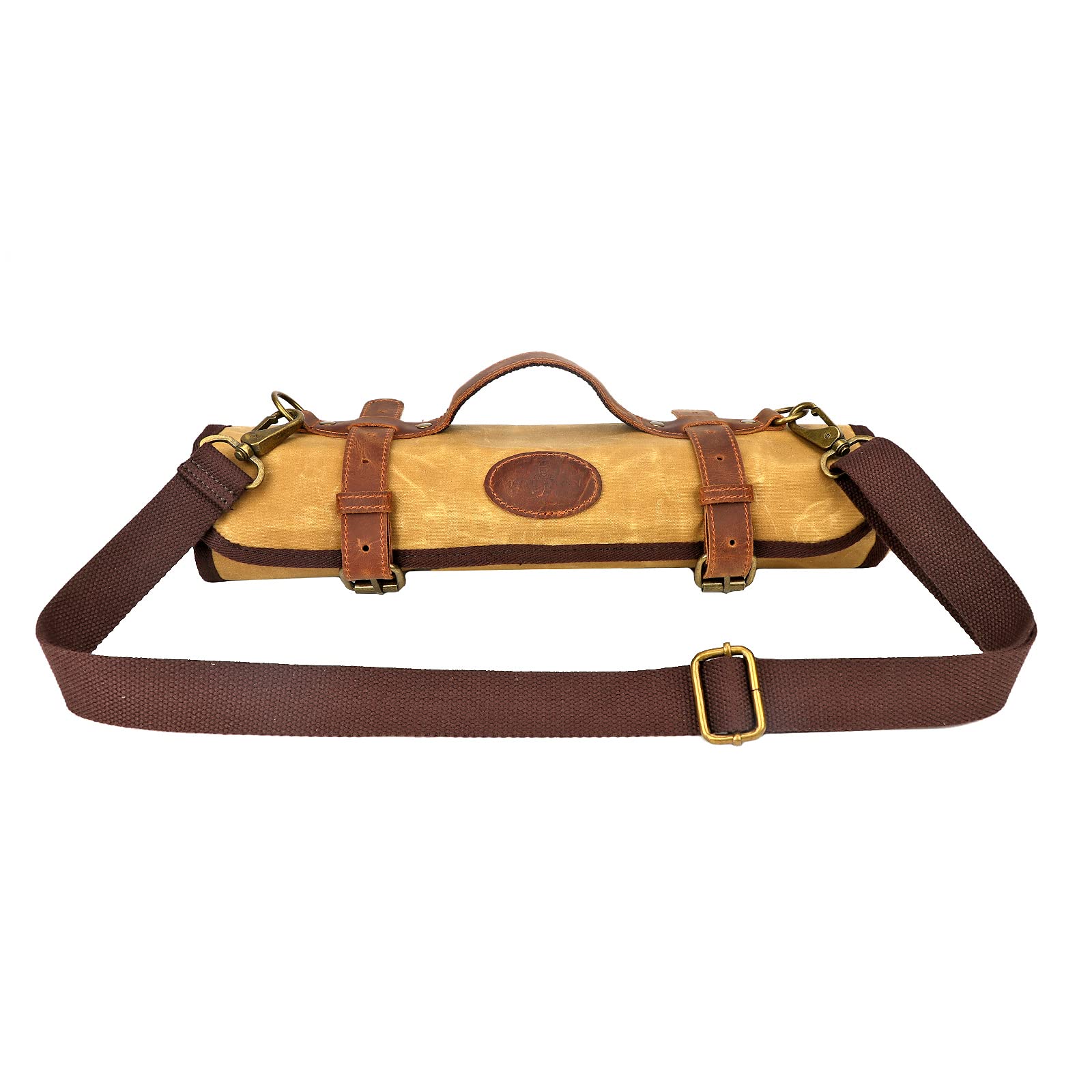 

TOURBON Knife Fabric Wrapped Cutlery Chef Roll Bag Case, Case,