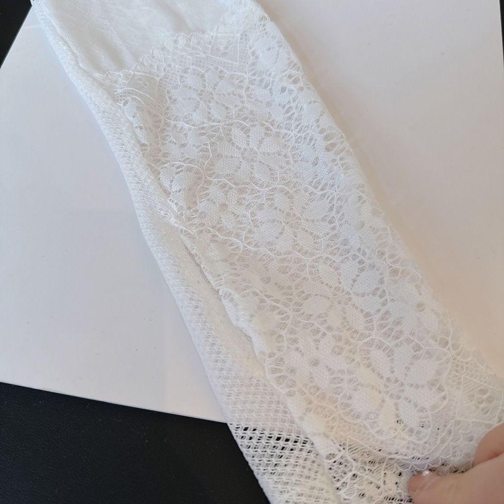 Anti-UV Sunscreen Sleeve UV Insulation Cycling Gloves Cute Lace Ice Silk Sleeves  Driving