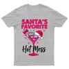 Santas Favorite Hot Mess TShirt Unisex Gift Retro Funny Womens Vintage Mens Unisex T-Shirt