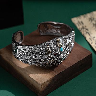 Open Retro, Atmospheric, Domineering, Fashionable, Trendy, Ethnic Style Bracelet UNISEX