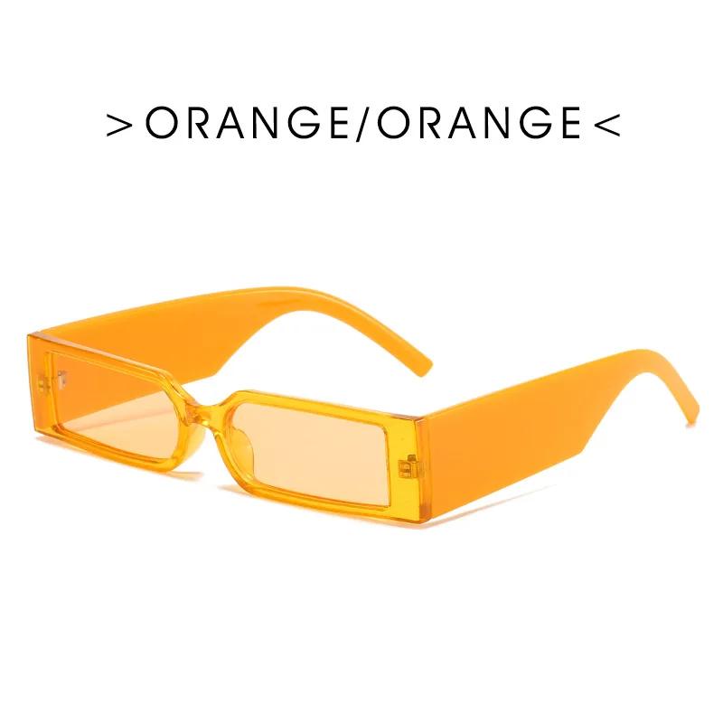 Rectangle Fashion Sunglasses Man Hip Hop Vintage Designer Black Shades Sun Glasses Small Frame Personality  Lentes