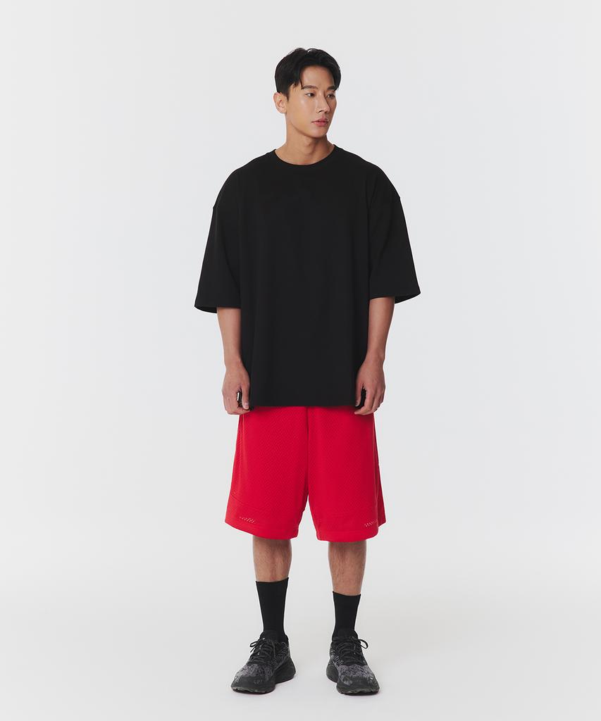 MUSINSA STANDARD SPORTS [Cooltandard] Cotton Mesh Max Overfit Short Sleeve (3 Colors)