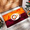 Galatasaray Fußball Aufdruck Flanell Teppich rutschfest weich Polyester Boden Teppich Indoor Dekor Matte für Schlafzimmer Wohnzimmer Sofa