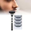 Premium German Three Blade Manual Shaving Razor With Smooth Shaving Experience For Men