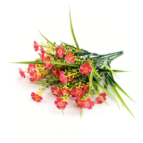 Artificial Flower No Maintenance No Watering No Fading Bright Color Realistic Lifelike Artificial Flower Wedding Party Home Decoration