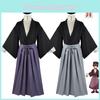 Kimetsu No Yaiba Zenitsu Agatsuma Cosplay Outfit Polyester Fabric Cosplay Stage Wear