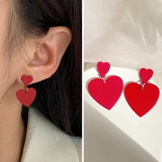 

Висячие серьги Геометрические двухслойные подвески Износостойкие Тонкая работа Очаровательный наряд Изысканный