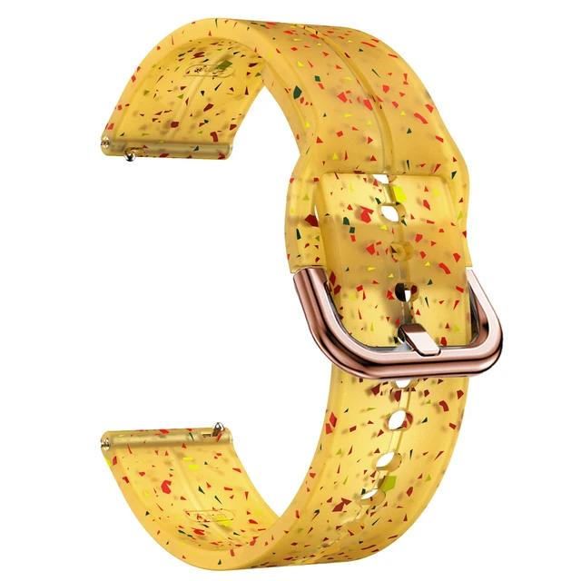 

Печатный силиконовый браслет для Huawei Watch Amazfit GTS 4/2 Mini Новый женский ремешок для Amazfit Bip U S GTS 3 GTS GTS2 Наручный браслет 20mm Universal