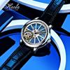 Zegarek męski HAOFA Hollow 7 Manual Diamond Gift, dwustronny tourbillon, tourbillon o godzinie, nakręcany, mechaniczny, tarcza, stylowy, dżentelmeński, popularny,