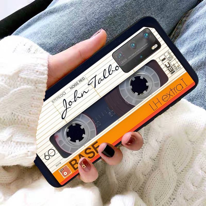 Vintage Cassette Tape Retro Style Phone Case for Huawei P30 40 20 10 8 9 Lite Pro Plus Psmart2019