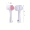 Pet Paw Cleaning Brush, Dog Foot Washer Silicone Double-Sided Massage Brush, Plastic Pet Foot Cleaning Tool with Soft Bristles F