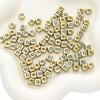 50 pz 6mm Cubo Quadrato Acrilico Fai da Te Perline Lettere Alfabeto A-Z Lettere Inglesi Per Braccialetto Collana Gioielli