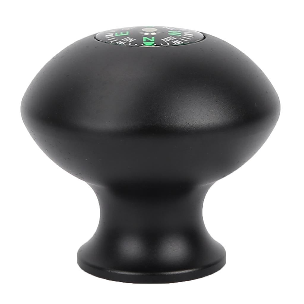 Outdoor Universal Trekking Pole Stick Monopod Tripod Head Grip Knob with Compass