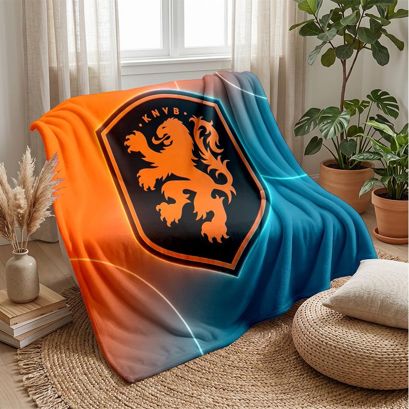 Coperta in Flanella Stampata Calda e Skin-Friendly Decorativa per Divano Letto Uso Quotidiano