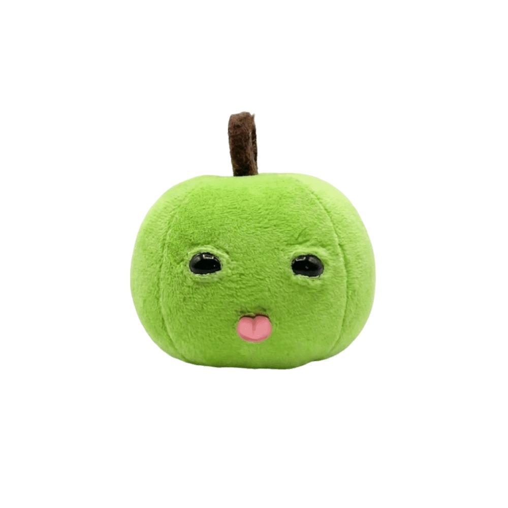 

Funny Creative Keyring Soft Plush Backpack Pendant Car Keys Red Fruit Plush Keychain Girls зелений