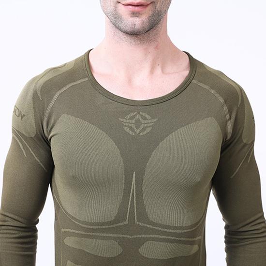 Men's Fitness New Outdoor Sports Cycling Suit Thermal Underwear Suit Tight Sweat Absorbing Tight Suit
