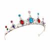 Rhinestone Queen Princess Crown Baroque AB Crystal Headwear Bridal Tiara Headband  Birthday Gift