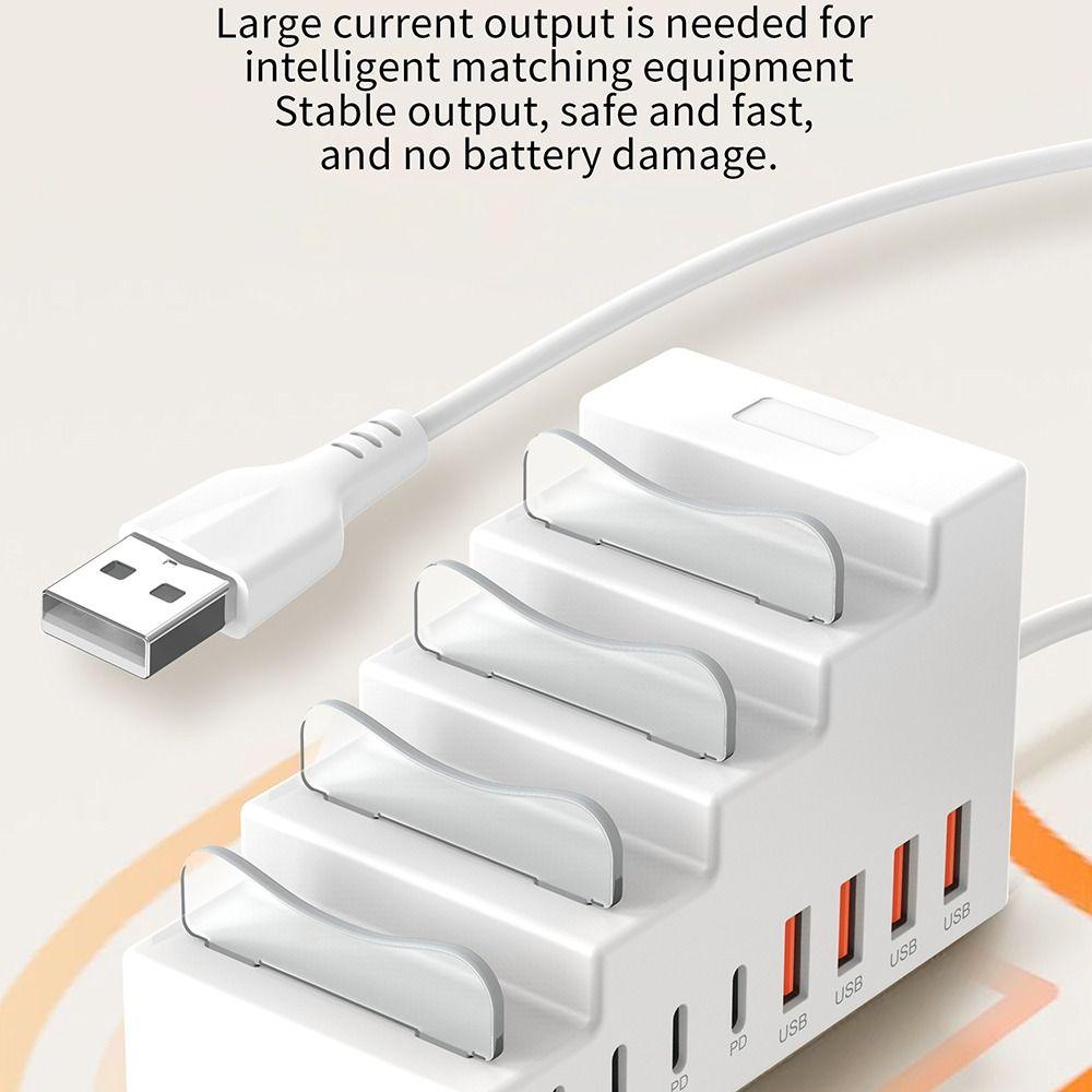 4Type C Ports Desktop Charging Power Strip 4USB Ports USB Type C Charger Laptop Charging