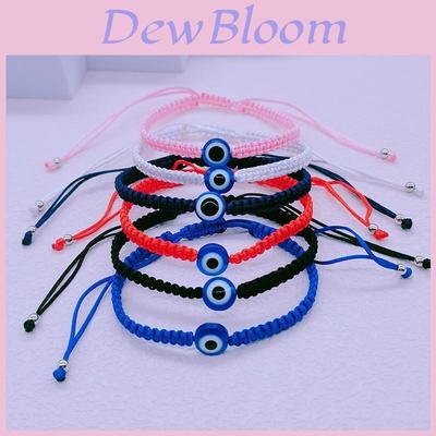 Trendiges europäisches und amerikanisches handgefertigtes Armband mit verstellbarem bösem Blick-Design, perfektes Geschenk für Paare