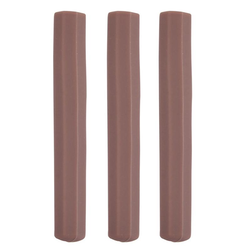 

3Pcs/lot Nail Art Pen Caps Silica Gel Sealed Dustproof Pen Caps Manicure Tools Nail Brush Gel Pen For Nails Protective Tool коричневый