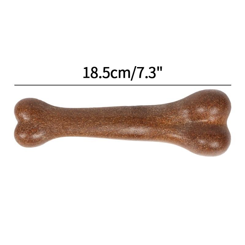 Jouet à mâcher en os pour chien, jouet pour petit et grand chien, indestructible, agressif, à mâcher, résistant aux morsures, pour chiot, animal de compagnie 18.5cm
