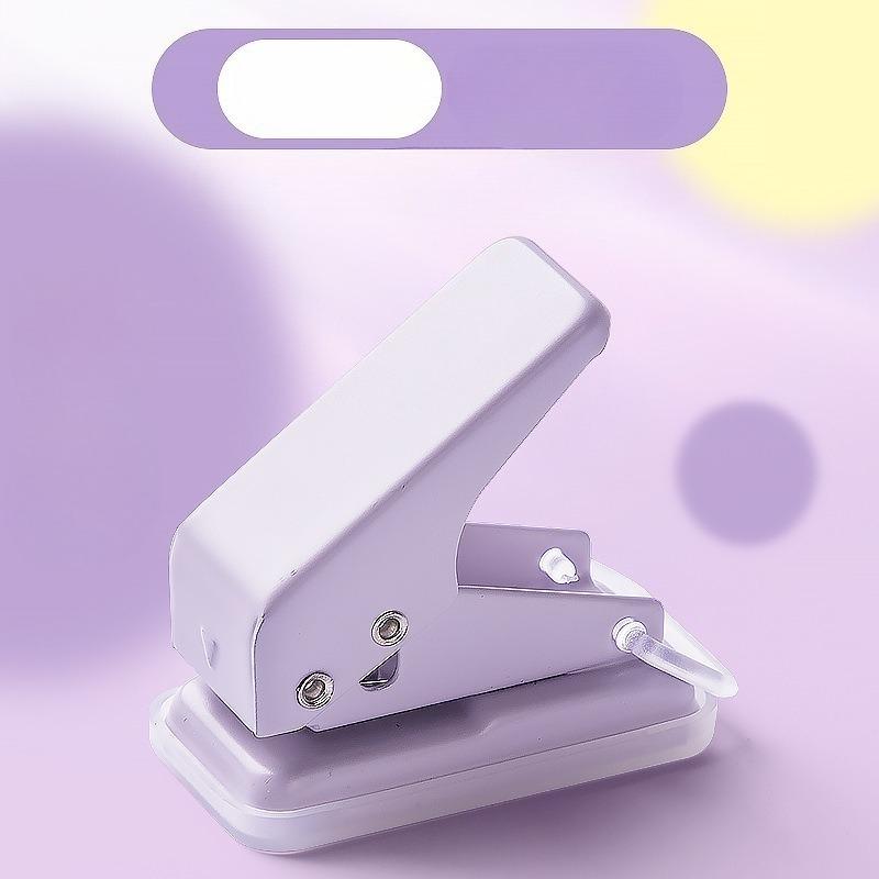 

Morandi Color Hole Punch Single Hole School Office Supplies DIY Photo Album Creative Stationery Circular Hole Cutter