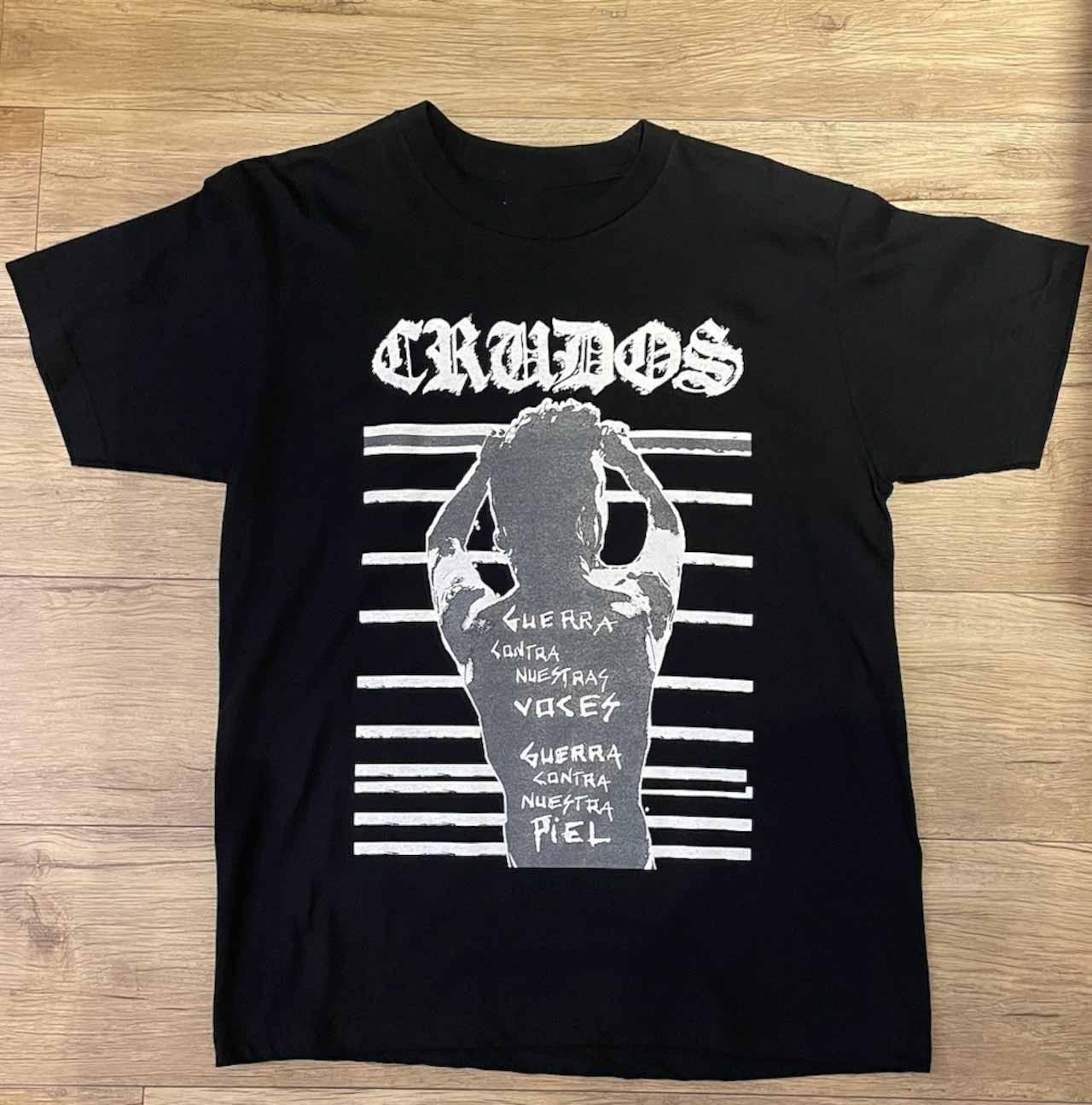 LOS CRUDOS Band 2016 Poster Tour T Shirt Black Unisex S-5XL E2158 XXL