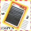 Natural Thick C-Song Single Cluster False Eyelashes 10-18Mmdiy Segmented Multi-Hair Eyelashes