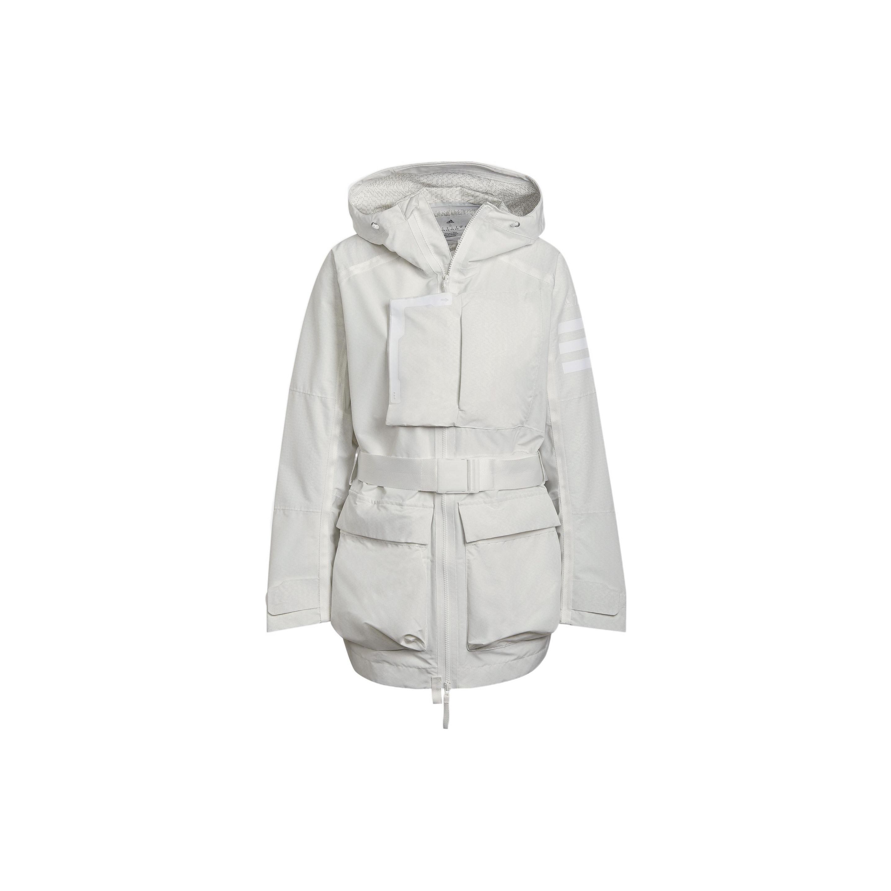 

Adidas однотонная уличная куртка с капюшоном женские куртки Off-White H48573 M