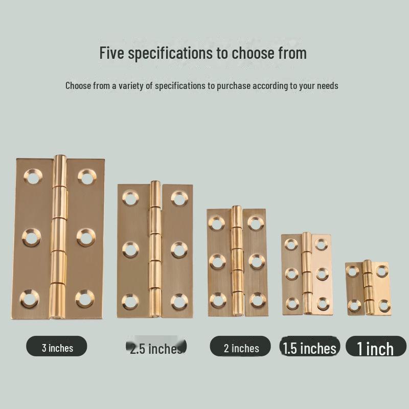 Small Copper Core Cabinet Hinges for Furniture and Gift Boxes