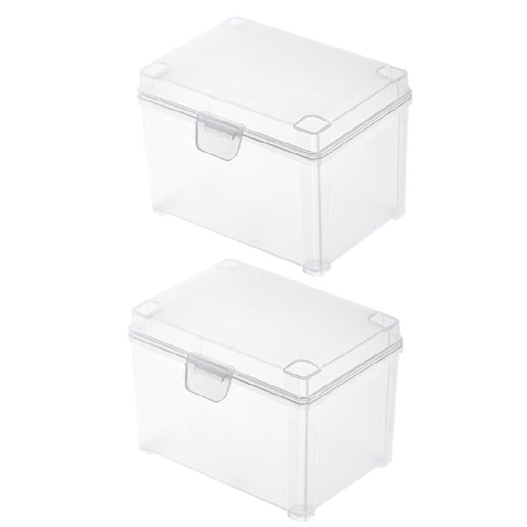 Clear Storage Box for Sports Cards Game Card Trading Card Case Card Storage Organizers Stackable Playing Card Deck Box