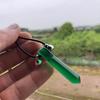 Hokage Tsunade Gemstone Nature Jade Pendant Uzumaki Charms Necklace Halskette Anime Cosplay Necklaces For Friends