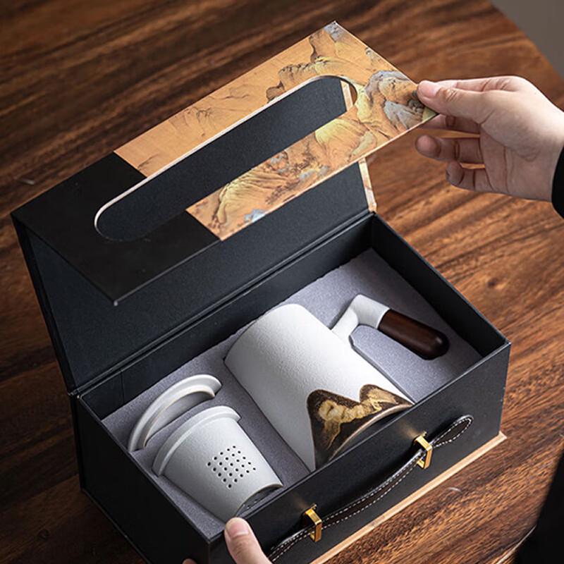 Sushic Ceramic 'Thousand Miles' Hand-Painted Tea Cup