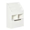 Children's Shelf with Drawer, Bookshelf with Compartments, 60 x 29.9 x 90 cm, White