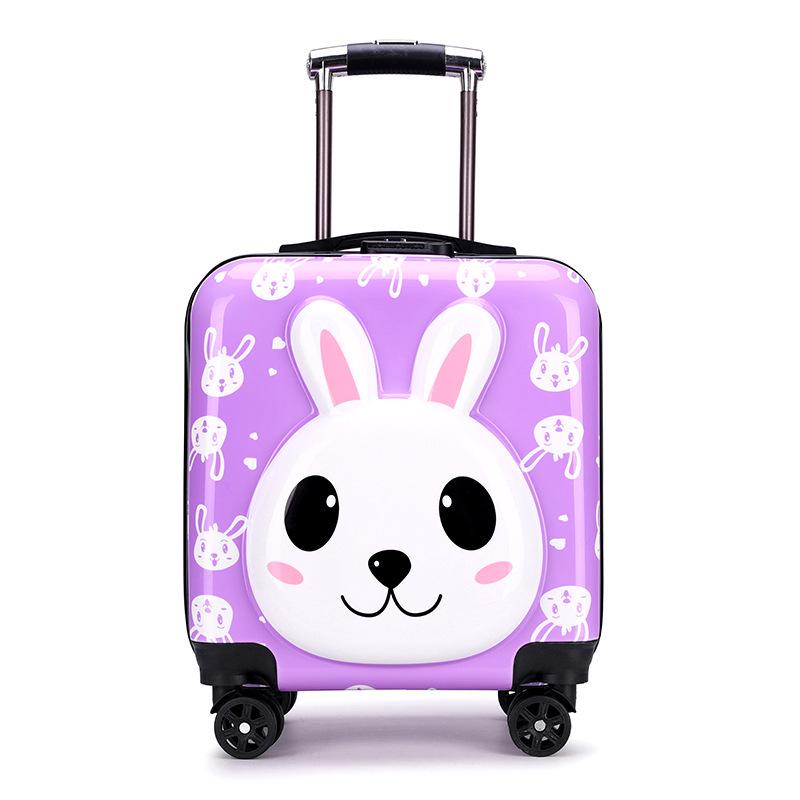 Children's Travel Trolley Suitcase - Universal Wheel, Password Lock, Gift Box