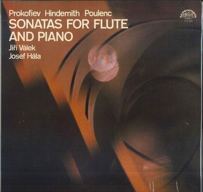 LP Record JIRI VALEK JOSEF HALA  Prokofiev Hindemith Poulenc Sonat 11112477 SUPRAPHON 1983 Czechoslov Classical Used