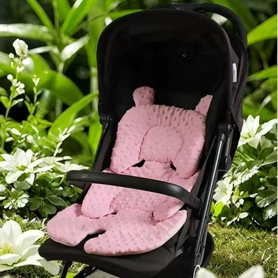 

Универсальная подушка для коляски и автокресла для новорожденных Soy Velvet Telescopic Cushion [Cream Blue]