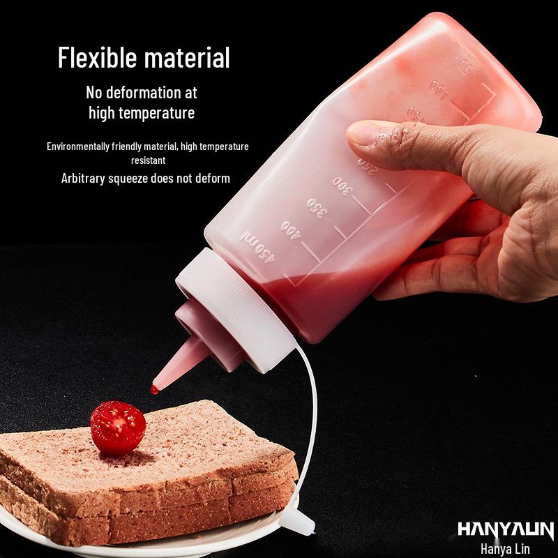 Garrafa Squeeze Grande Capacidade Grau Alimentício Japonês para Cozinha