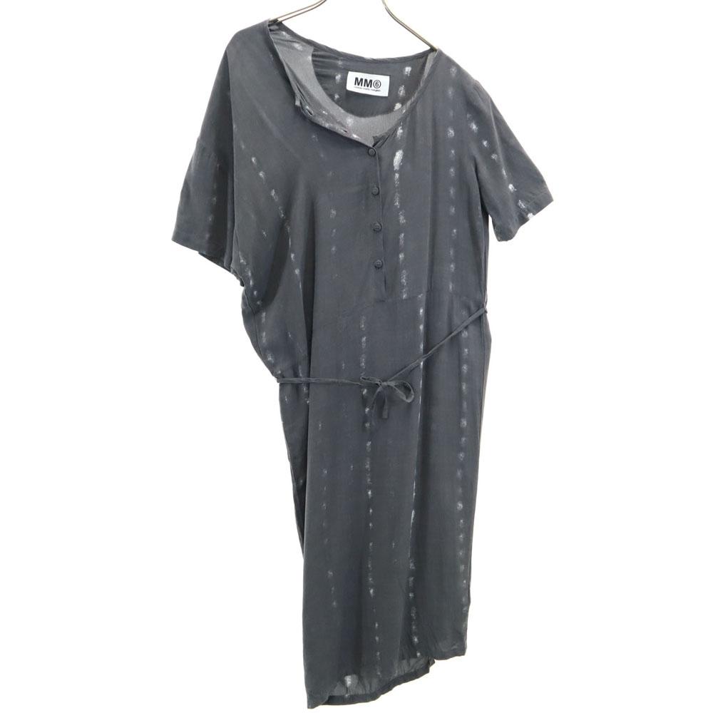 MM6 Made In Italy Short Sleeve Deformation One Piece Women Used