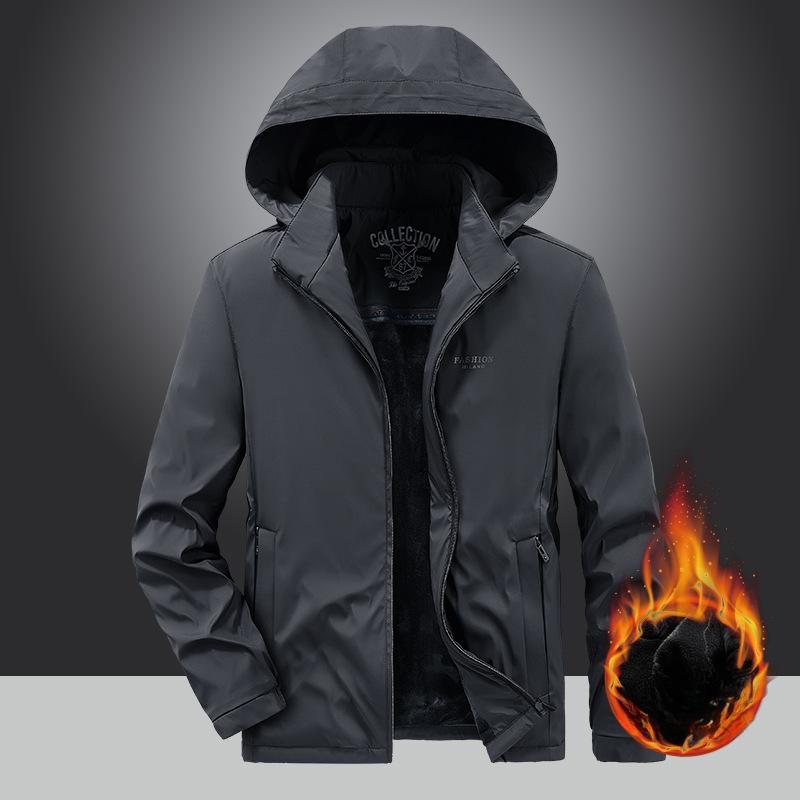 

Новое осенне-зимнее хлопковое пальто плюс бархатное пальто утолщенное свободное большого размера ветрозащитное спортивное модное повседневное хлопковое пальто 5XL