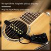Acoustic Electric Guitar 12 Sound Hole Guitar Pickup Classical Transducer Pickup