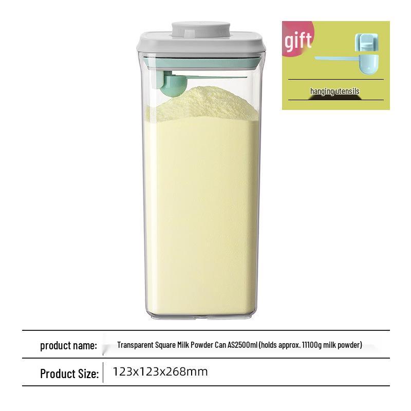 Contenant de stockage portable Ankou pour lait en poudre et céréales pour bébé - Étanche à l'humidité, hermétique, pour portionner en déplacement